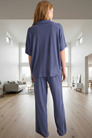 Viskon Pijama Takımı Sıcak Günler İçin Rahatlık Mükemmel Uyum Modern Stil Rahat Ve Şık