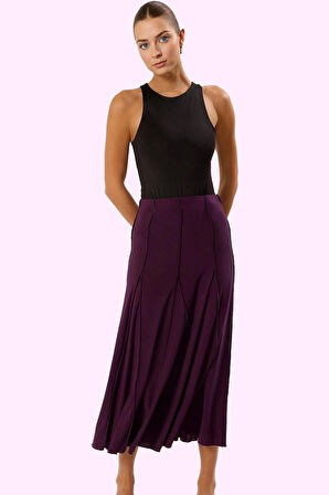 Kadın A line Maxi Etek Esnek Rahat Günlük Kullanım Modern Tasarım Yaz Aylarının Vazgeçilmezi