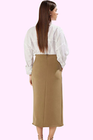 Kadın Sarong Stil Etek Viskoz Dokuma Kumaş Rahat Günlük Hafta Sonu Yaz Aylarının Vazgeçilmezi