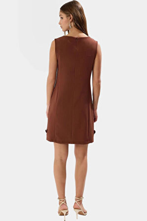 Mini Dokuma Elbise İş ve Günlük Kullanım İçin Özel Tasarım Zarifane