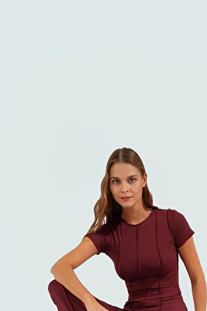 Yazlık Kadın Üst Alt Takım Rahat Örme Kumaş Şık Dikiş Detayları Yüksek Bel Uzun Ömürlü