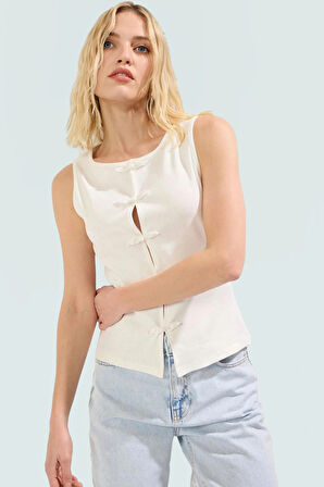 Pamuklu Kaşkorse Bluz Vücuda Oturan Bisiklet Yaka Günlük Stil Şık Görünüm Özenle Seçilmiş