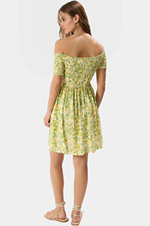 Rahat Viskoz Kumaştan Şık Mini Elbise Yazlık Günlük Kombinler İçin Kaliteli İşçilik Ve