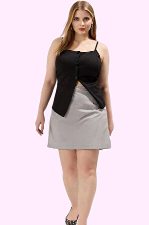 Kadın Mini Dokuma Şort Etek Rahat Kesim Günlük Kombinler Yaz Hafta Sonu Stilin Buluştuğu Yer