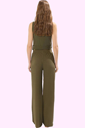 Kadın Renk Wideleg Pantolon Yüksek Bel Örme Kumaş Rahat Günlük Kullanım Yaz Aylarının Vazgeçilmezi