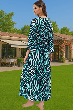 Yazlık Plaj Elbisesi Skater Bisiklet Yaka Viskoz Dokuma Dayanıklı Malzeme Günlük Kullanım İçin