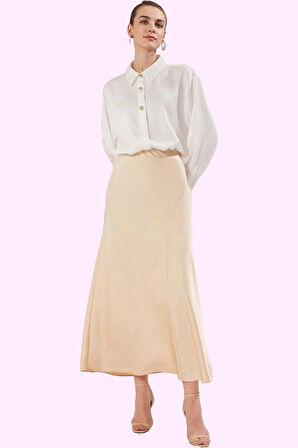 Kadın Yazlık Maxi Etek Renk A line Şık Günlük Dayanıklı Malzeme Yaz Aylarının Vazgeçilmezi