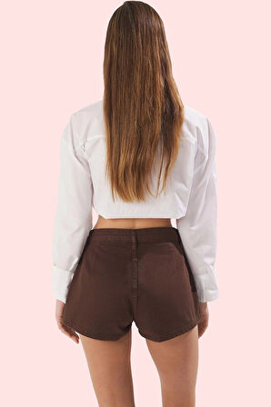 Kadın Denim Şort Etek Pamuklu Günlük Kullanım için Rahat Hafta Sonu Yaz Aylarının Vazgeçilmezi