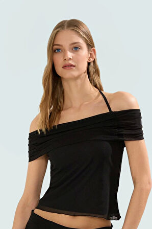 Bağlama Detaylı Fitted Örme Bluz Rahatlık ve Şıklığı Bir Arada Zarifane Tasarım Şık Görünüm