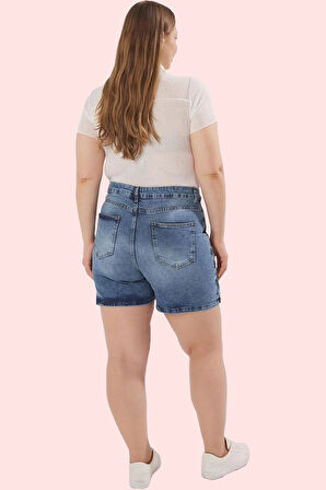 Kadın Yüksek Bel Kısa Boy Denim Şort Etek Casual Günlük Kombinler Yaz Aylarının Vazgeçilmezi