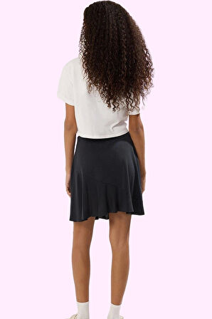 Kadın Modal Örme Mini Etek Rahat Skater Kalıp Günlük Kullanım Hafta Sonu Dayanıklı Malzeme