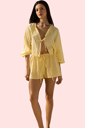 Kadın Keten Plaj Şortu Yazın Rahatlığı ve Şıklığı Günlük Kullanım Yaz Aylarının Vazgeçilmezi