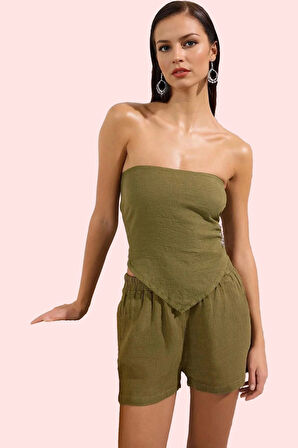 Kadın Keten Plaj Şortu Yazın Rahatlığı ve Şıklığı Günlük Kullanım Yaz Aylarının Vazgeçilmezi