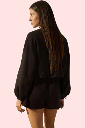 Kadın Keten Plaj Şortu Yazın Rahatlığı ve Şıklığı Günlük Kullanım Yaz Aylarının Vazgeçilmezi