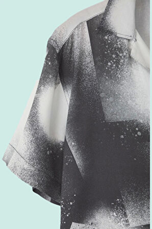 Erkek Yazlık Viskoz Salaş Gömlek; Renk Regular Kalıp Kısa Kollu Yaz Aylarının Vazgeçilmezi