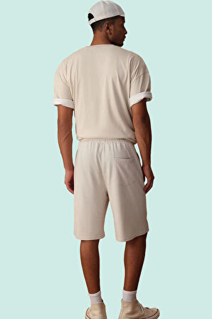 Erkek Şort Boru Paça Animal Desenli Rahat Yaz Kombinleri İçin Günlük Kullanım Modern Tasarım