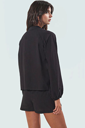 Rahat Yazlık Pamuk Balık Desenli Plaj Şort Bluz Takımı Oversize Özenle Seçilmiş Premium Kalite