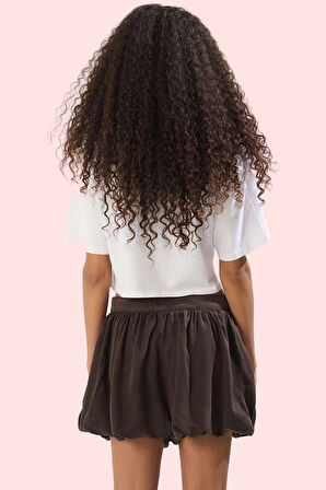 Kadın Pamuk Denim Mini Şort Etek Düz Desen Normal Bel Rahat Günlük Stil Yaz Aylarının Vazgeçilmezi