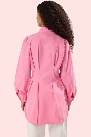 Kadın İncili Detaylı Belden Oturan Gömlek Ramadan Koleksiyonu Günlük Yaz Aylarının Vazgeçilmezi