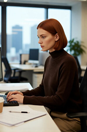 Kadın Bordo Reglan Kol Oversize Dik Yaka Triko Kazak Kış Sezonu İçin İdeal Rahat Günlük Giyim