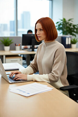 Kadınlar İçin Dik Yaka Relaxed Kesim Renk Bloklu Akrilik Triko Kazak Günlük Kullanım Kaliteli