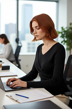 Kadınlara Özel Vücudu Saran Fitted Kesim Drape Örgü Triko Kazak İlkbahar Sonbahar Kombinleriniz