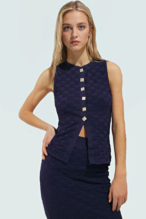 Nefes Alan Triko Yelek Etek Takım Yazlık Şıklık Dayanıklı Malzeme Seçkin Şık Görünüm