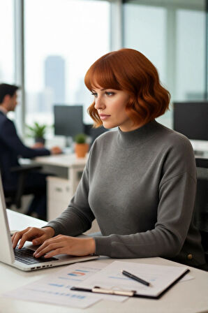 Kadın Günlük Akrilik Balıkçı Yaka Rahat Kesim Triko Kazak Uzun Kollu Soğuk Havanın Vazgeçilmezi