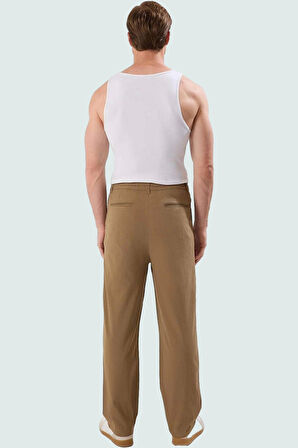 Erkek Casual Wide Leg Pantolon; Regular Boy Renk Nefes Alan Kumaş Yaz Aylarının Vazgeçilmezi
