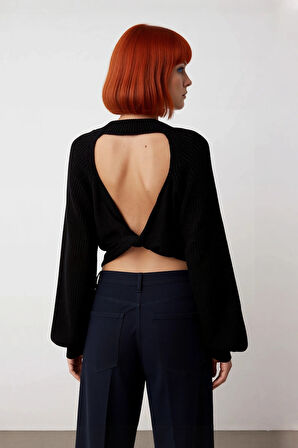 Kadınlara Özel Basic Fitted Akrilik Triko Kazak Dik Yaka Uzun Kollu Rahat Kış Şıklığı Sunar