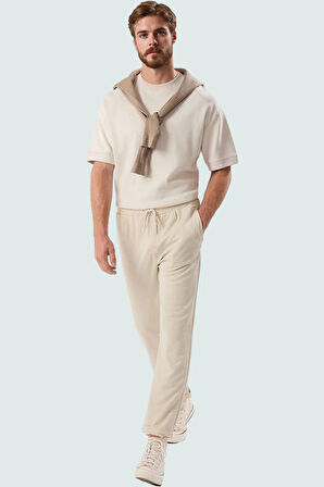 Erkek Günlük Pantolon Boru Paça Düz Desen Rahat Kumaş Pamuk Hafta Sonu Yaz Aylarının Vazgeçilmezi