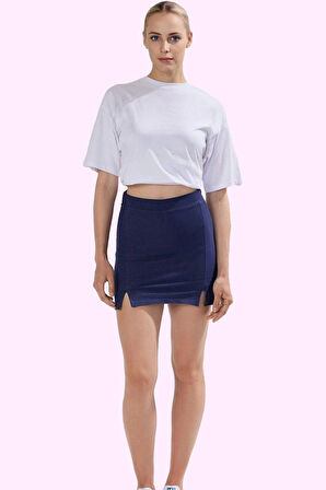 Kadın Pamuk Mini Şort Etek Rahat Kesim Yazlık Normal Bel Slim Fit Yaz Aylarının Vazgeçilmezi