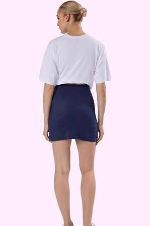 Kadın Pamuk Mini Şort Etek Rahat Kesim Yazlık Normal Bel Slim Fit Yaz Aylarının Vazgeçilmezi