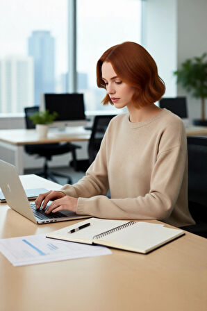 Kadın Geniş Kalıp Düz Desen Bisiklet Yaka Triko Kazak Soğuk Havalar İçin İdeal Rahatlık Kaliteli