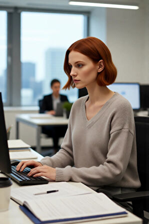 Kadın Düşük Kol V Yaka Triko Kazak Regular Kalıp İle Kış Şıklığı ve Konfor Bir Arada Kaliteli