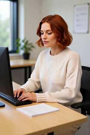 Kadınlar İçin Kışlık Oversize Kahverengi Düz Triko Kazak Düşük Kol Sıcak ve Konforlu Kaliteli