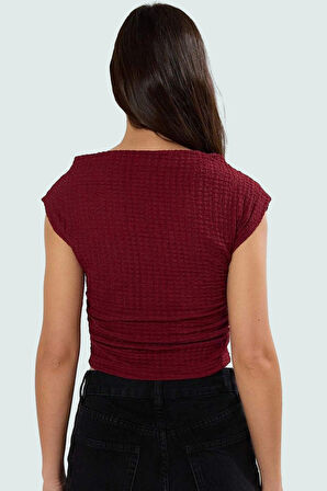 Kolsuz Kayık Yaka Örme Bluz Rahat Şık Günlük Kombinler İçin Zarifane Tasarım Ve