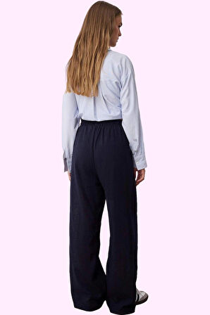 Kadın Yüksek Bel Wide Leg Şort Pamuk Rahat Kesim Günlük Hafta Sonu Yaz Aylarının Vazgeçilmezi