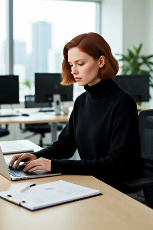 Kadın Geniş Kalıp Dik Yaka Triko Kazak Standart Kollu Orta Kalınlık Düz Desen Kış Kombinleri İçin