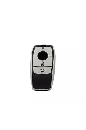 Mercedes C180 C200 W205 W213 E300 Ve B C E Sınıf Lüks Anahtar Kılıfı Gümüş Renk