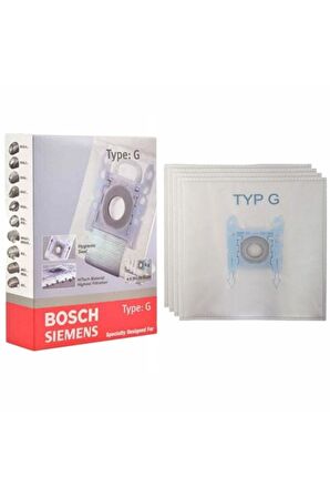 Siemens Typ G Süpürge Toz Torbası 4 Adet Type G