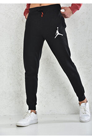 Uyguntarz Siyah Jumpman Spor Eşofman Altı