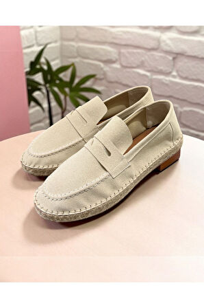 Hasır Detaylı Erkek Espadril