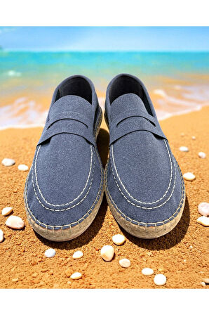 Hasır Detaylı Erkek Espadril