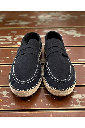 Hasır Detaylı Erkek Espadril