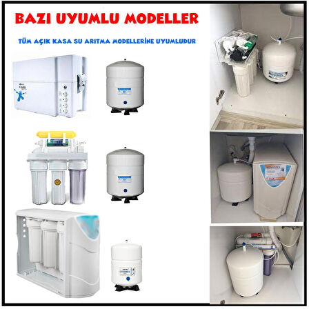 Açık kasa Su Arıtma Cihazı 4'lü Filtre Seti Üçlü Ön Filtre Seti + Tatlandırıcı Filtre