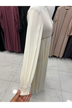 Gündelik Hac Ve Umrelik Mevlana Ortası Işlemeli Ferace