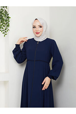 Gündelik Hac Ve Umrelik Mevlana Ortası Işlemeli Ferace