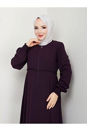 Gündelik Hac Ve Umrelik Mevlana Ortası Işlemeli Ferace