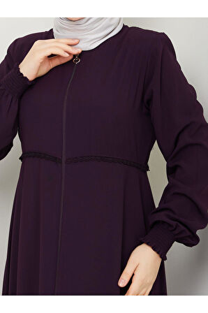 Gündelik Hac Ve Umrelik Mevlana Ortası Işlemeli Ferace